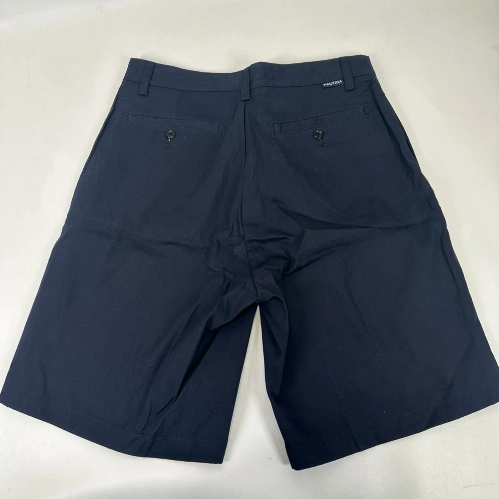 Nautica Clipper Men's Navy Chino‎ Shorts 10